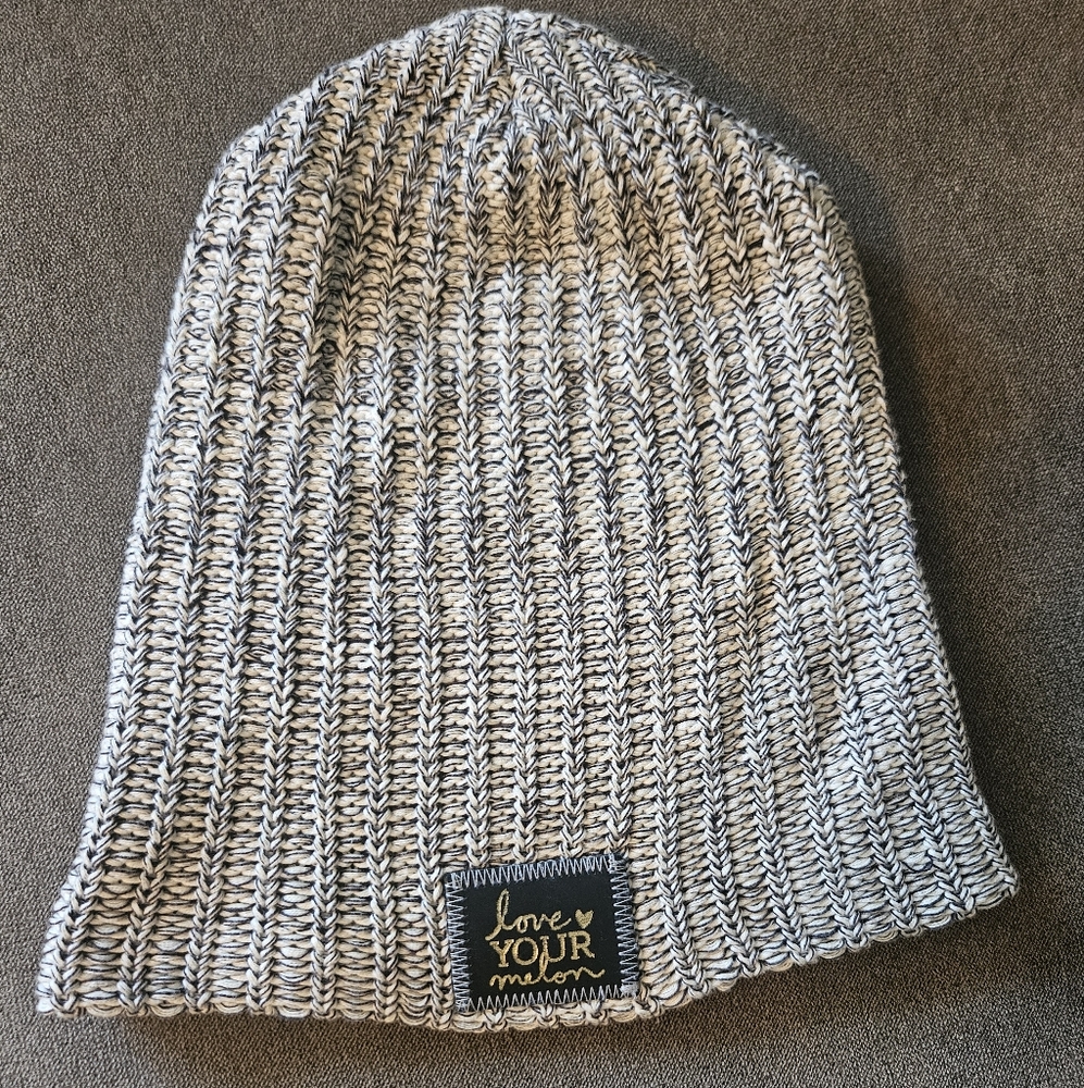 Love Your Melon Charcoal Knit Beanie